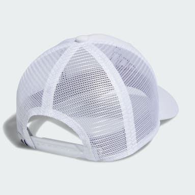 Men's Training White Structured Mesh Snapback Hat