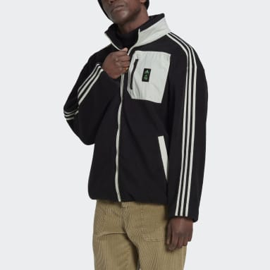 Men's Soccer Black Real Madrid Lifestyler Fleece Jacket
