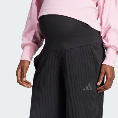 Rib High-Waist 7/8 Bukse (mammaklær)