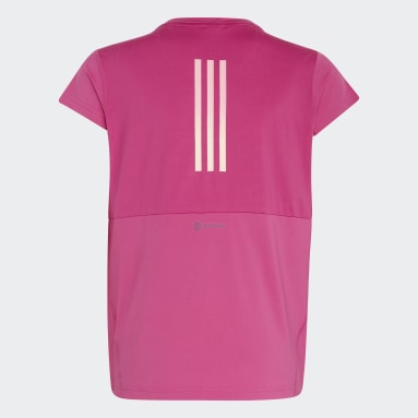 T-shirt da allenamento AEROREADY 3-Stripes Rosa Ragazza Sportswear