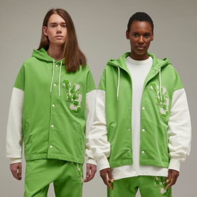 Y-3 Green Y-3 Graphic French Terry Hoodie