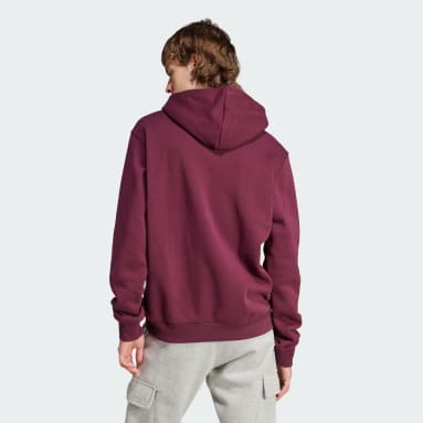 Sweat-shirt à capuche Trefoil Essentials Bordeaux Hommes Originals