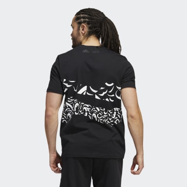 T-shirt graphique Marvel Black Panther noir Hommes Sportswear