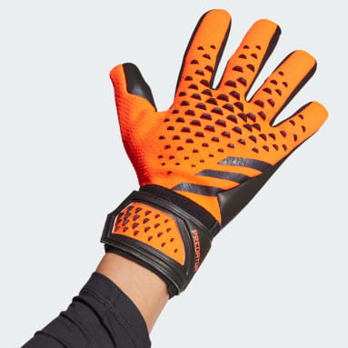 Football Orange Predator League Goalkeeper Gloves