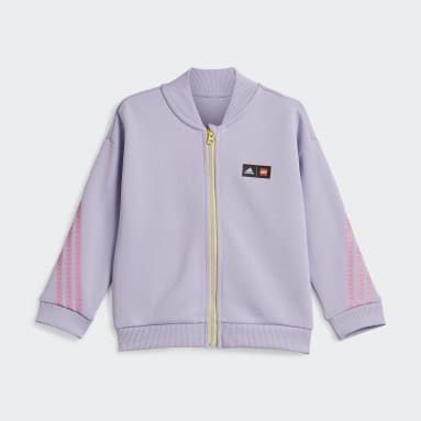키즈 sportswear Purple 아디다스 x 클래식 레고 트랙탑 & 팬츠 세트