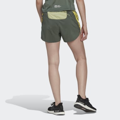 Kvinder Løb Grøn Run Icons 3-Stripes Running shorts