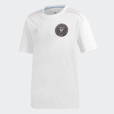 Camiseta primera equipación Inter Miami CF Blanco Niño Fútbol