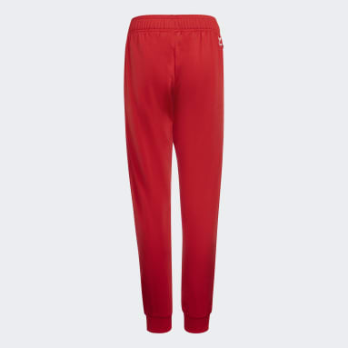 Calça Adicolor Vermelho Kids Originals