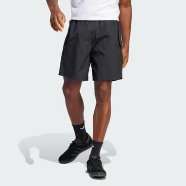 Men Originals Black adidas Adventure Cargo Shorts (Gender Neutral)