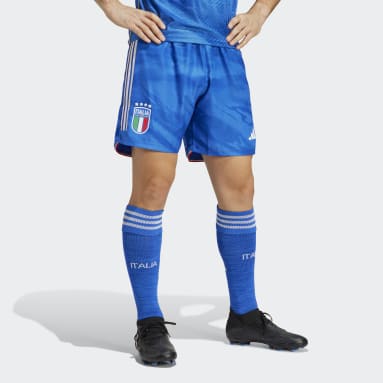 Italia 23 Short Home Authentic Blu Uomo Calcio