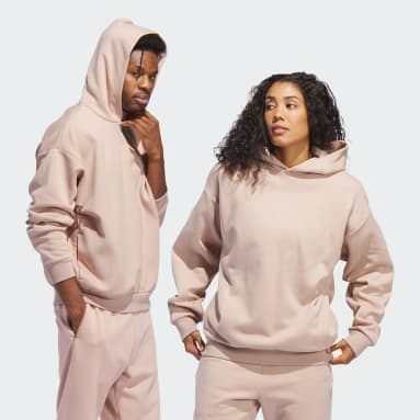 Sudadera con capucha adidas Basketball Beige Baloncesto