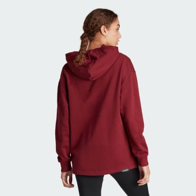 Sudadera con capucha Terrex Logo Burgundy Mujer TERREX