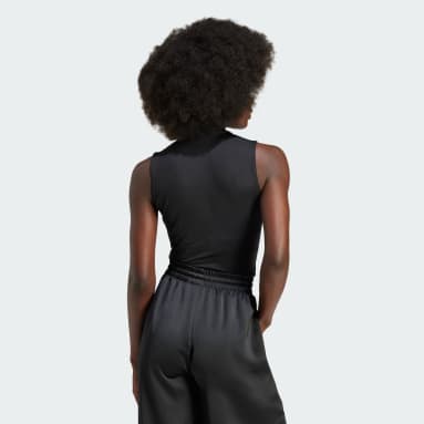 Women's Originals Black Sleeveless Bodysuit