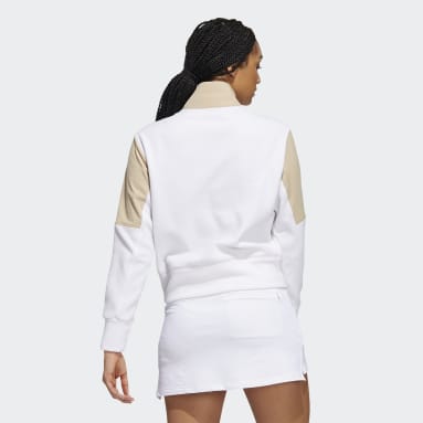 Γυναίκες Γκολφ Λευκό 1/4-Zip Fleece Jacket