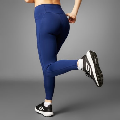 Buy adidas Blue Printed Running Tights for Women Online @ Tata CLiQ