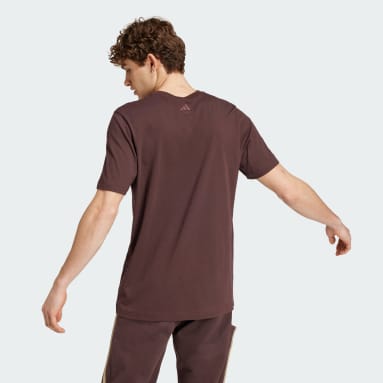 Adidas shirt heren bruin online