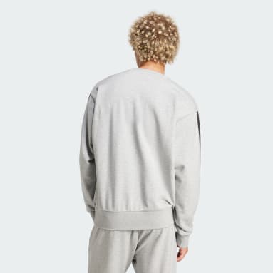 Sudadera Essentials 3 Franjas Felpa Francesa