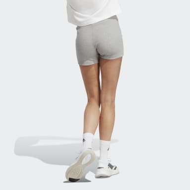 Women Sportswear Grey Lounge Rib Booty Shorts