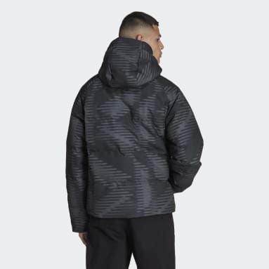 Männer Fußball DFB Daunenjacke Schwarz