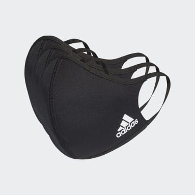 Muži Sportswear černá Rouška Face Covers 3-Pack XS/S