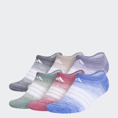 Women's Training Blue Superlite Ombré No-Show Socks 6 Pairs