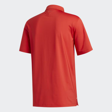 Men Golf Red Adipure Essential Polo Shirt