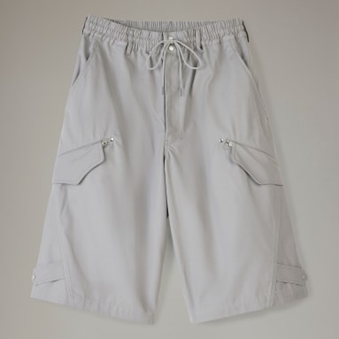 Men's casual shorts - light grey W224