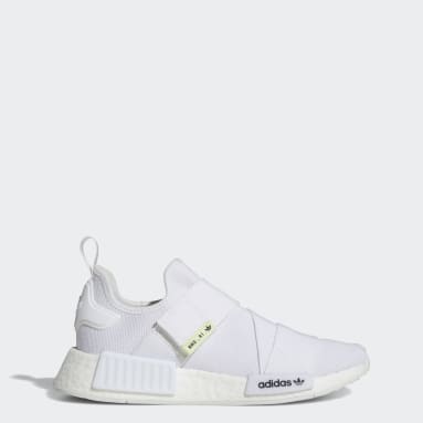 Tênis Adidas NMD R1 Feminino Branco/Azul - NewSkull