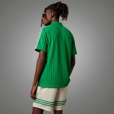 Men Originals Green Adicolor 70s Vintage Polo Shirt
