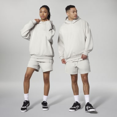 Polera Con Capucha One Basketball Felpa Plomo Básquet