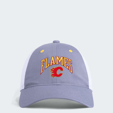 Hockey Grey Flames Slouch Trucker Hat