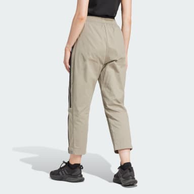 Women Sportswear Green Tiro Woven Loose 7/8 Pants