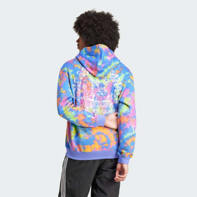 Buzo con Capucha Estampado Tie-Dyed