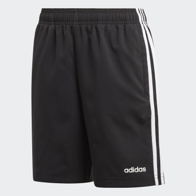 Boys Sportswear Svart Essentials 3-Stripes Woven Shorts