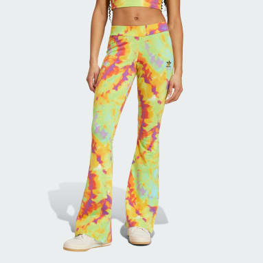 Tie-Dyed Flared Pants