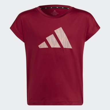 Playera de Entrenamiento AEROREADY Estampada Rojo Niña Sportswear
