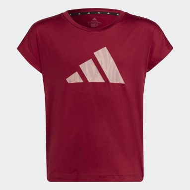 Dívky Sportswear červená Tričko AEROREADY Training Graphic