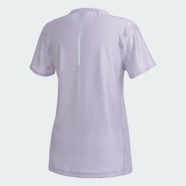  adidas Womenomen E Lin Tight, Dark Grey Heather/Purple Tint,  X-Small/Large : Clothing, Shoes & Jewelry