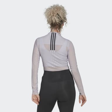 Polera Manga Larga Morado Mujer Sportswear