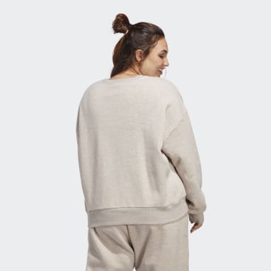 Women's Sportswear Brown ALL SZN Fleece Sweatshirt (Plus Size)
