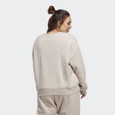 Sweat-shirt en molleton ALL SZN (Grandes tailles) Marron Femmes Sportswear