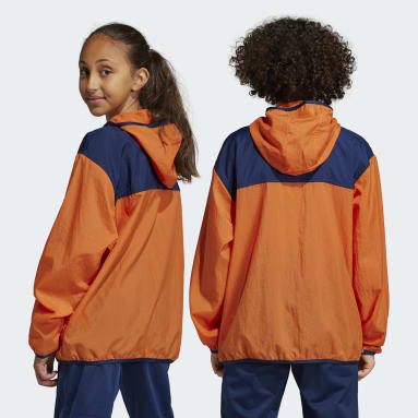 Coupe-vent adidas Adventure Orange Adolescents 8-16 Years Originals