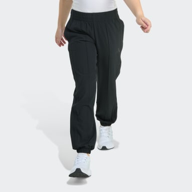 Elastic Waistband Woven 3-Stripe Pant