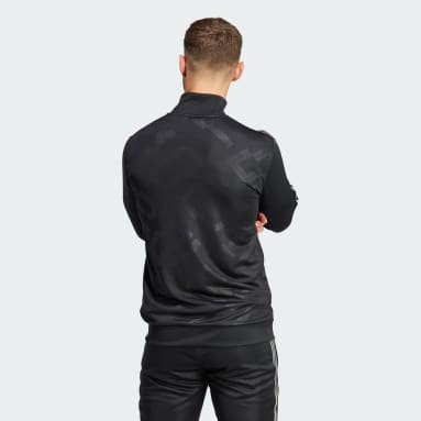 Men Football Black Messi Jacket