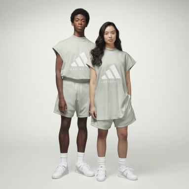 Basketball Green 바스켓볼 슬리브리스 티