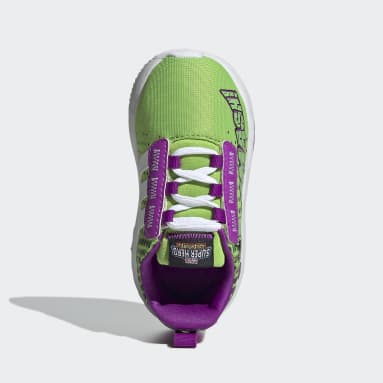 Barn Sportswear Grön adidas x Marvel Super Hero Adventures Hulk Racer TR21 Shoes