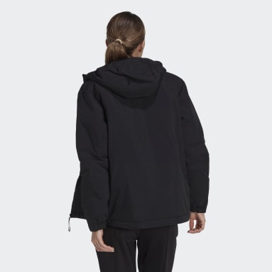 Veste à capuche isolante et résistante BSC Noir Femmes Sportswear