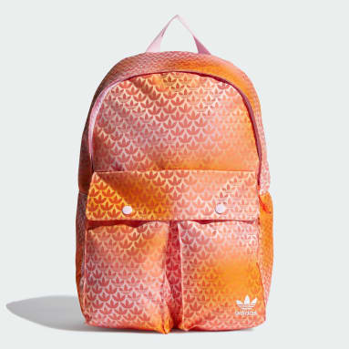 Women's Originals Pink Trefoil Monogram Jacquard Backpack