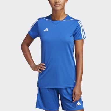 Dames Voetbal blauw Tiro 23 League Voetbalshirt
