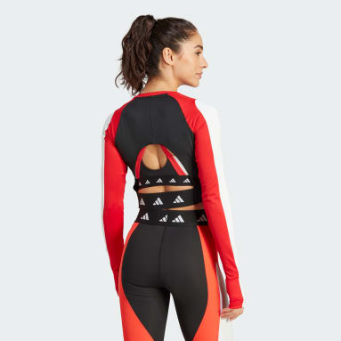 Techfit AEROREADY Colorblock Long Sleeve T-skjorte Svart